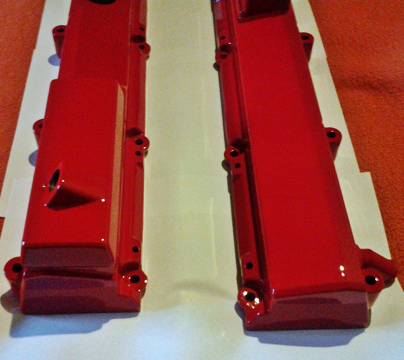 Cam covers refurbishment
